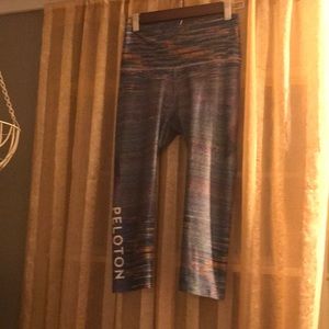 Multi colored peloton leggings